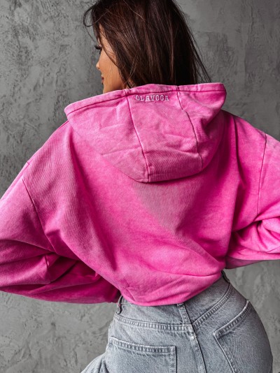 Damska bluza peony OLA VOGA różowa 4/4 MINIATURA